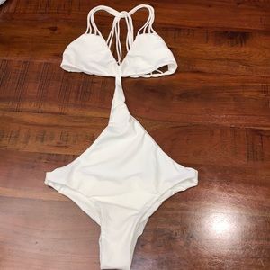 MIKOH Makaha Multi String Racerback One Piece